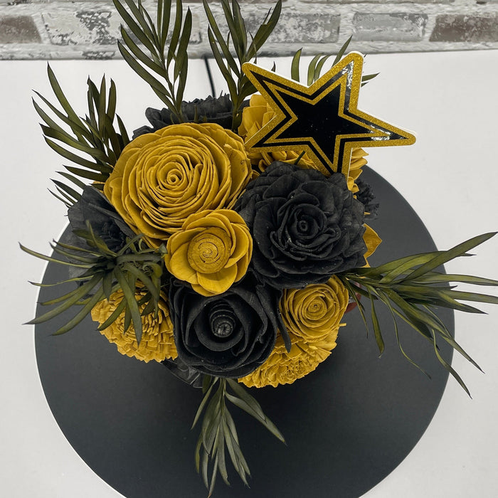 Football Time - Black & Gold! - Fall Decor