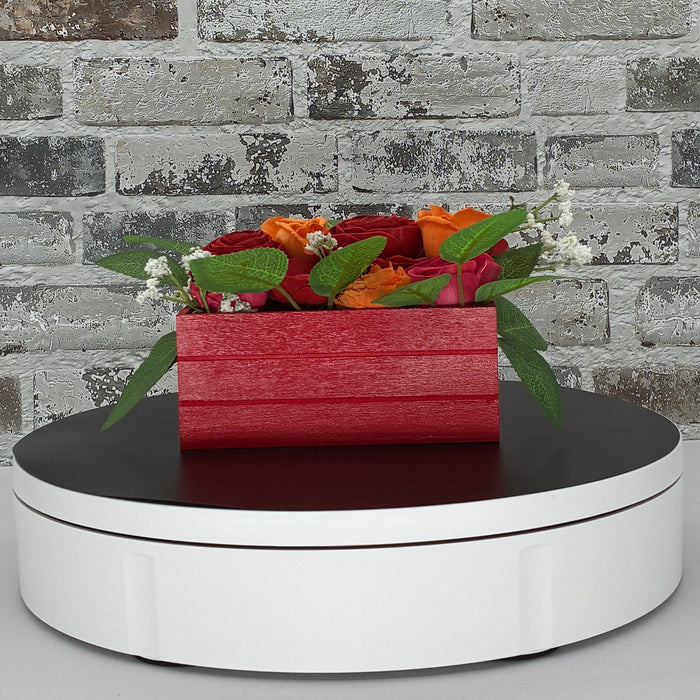 Mini Apple Crate Garden - Red, Orange, Pink - Desk Gardening