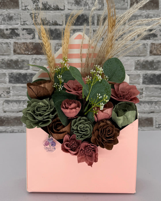 Mocha Blush! - Bouquet Envelope Box