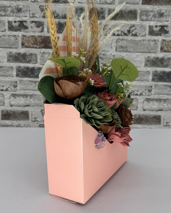 Mocha Blush! - Bouquet Envelope Box