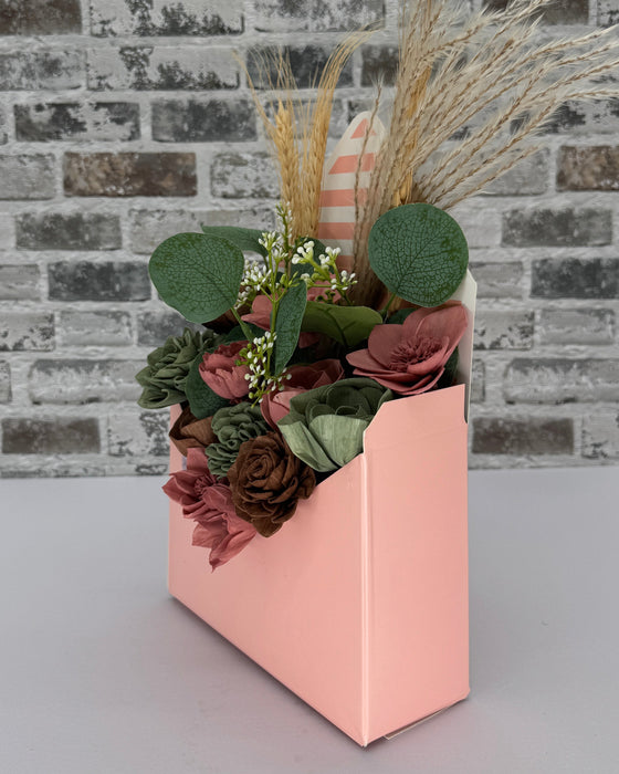 Mocha Blush! - Bouquet Envelope Box