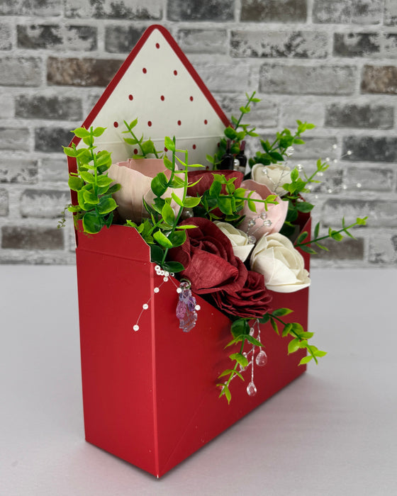 Red Wine and Pearls! - Bouquet Envelope Box