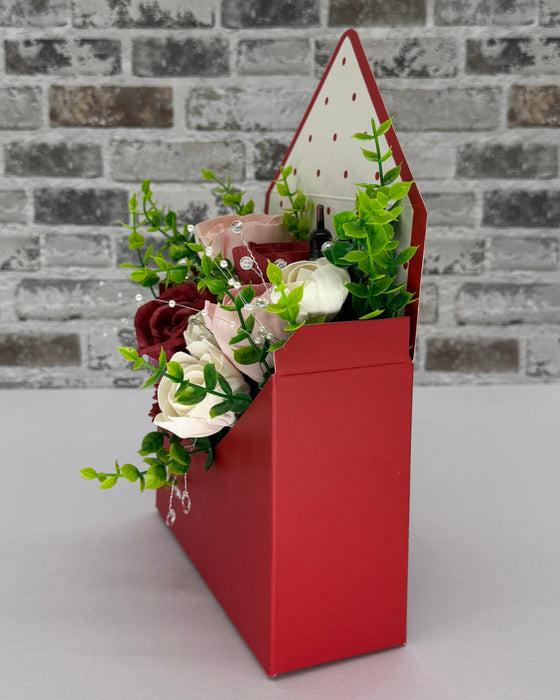 Red Wine and Pearls! - Bouquet Envelope Box