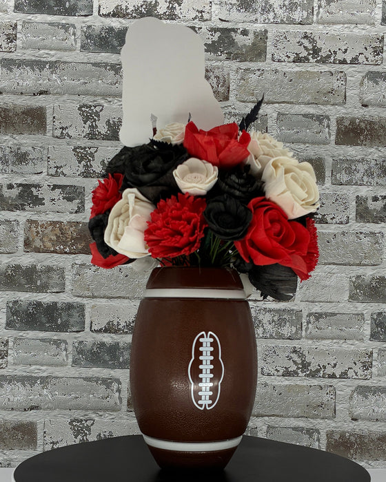 Football Time - Black, Red, & White! - Fall Decor