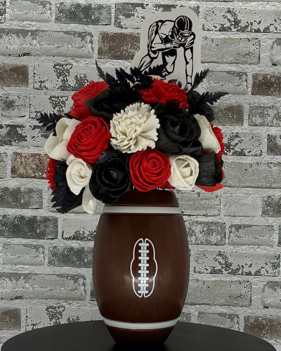 Football Time - Black, Red, & White! - Fall Decor