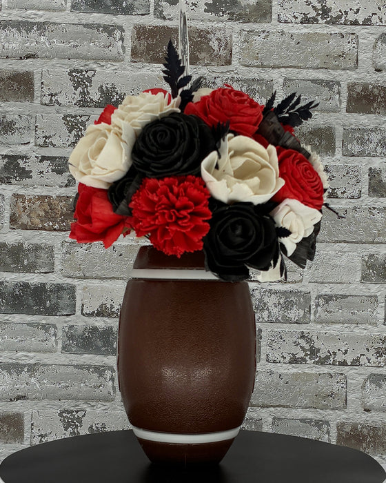 Football Time - Black, Red, & White! - Fall Decor