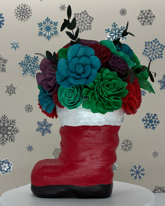 Santa's Red Boot! - Holiday Decor