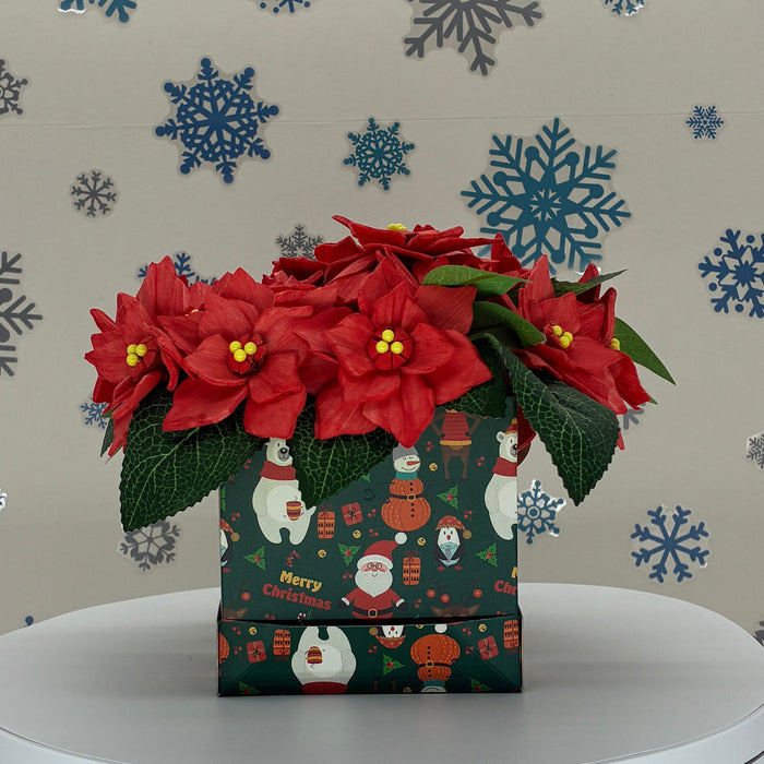 Poinsettia Present! - Holiday Decor