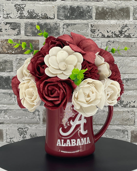 Football Time in Alabama - Crimson & White! - Fall Decor