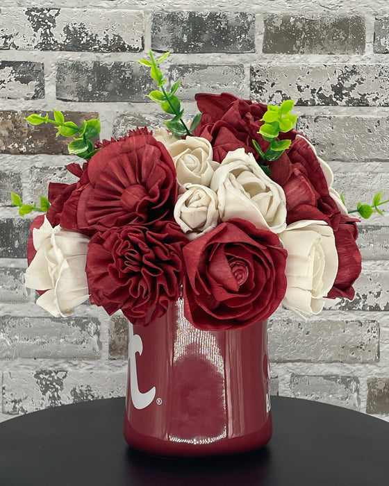Football Time in Alabama - Crimson & White! - Fall Decor