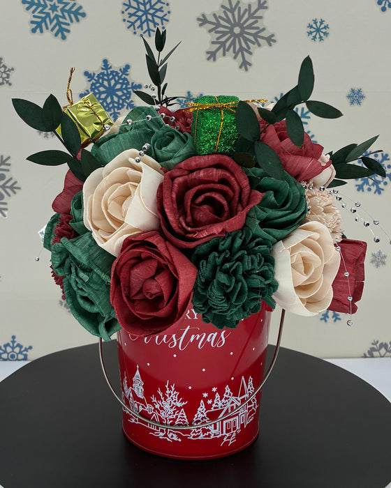 Merry Christmas Tin! - Holiday Decor