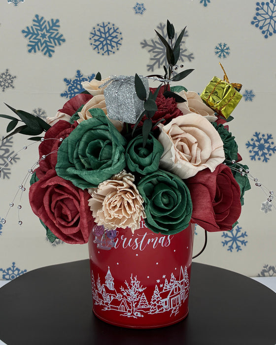 Merry Christmas Tin! - Holiday Decor