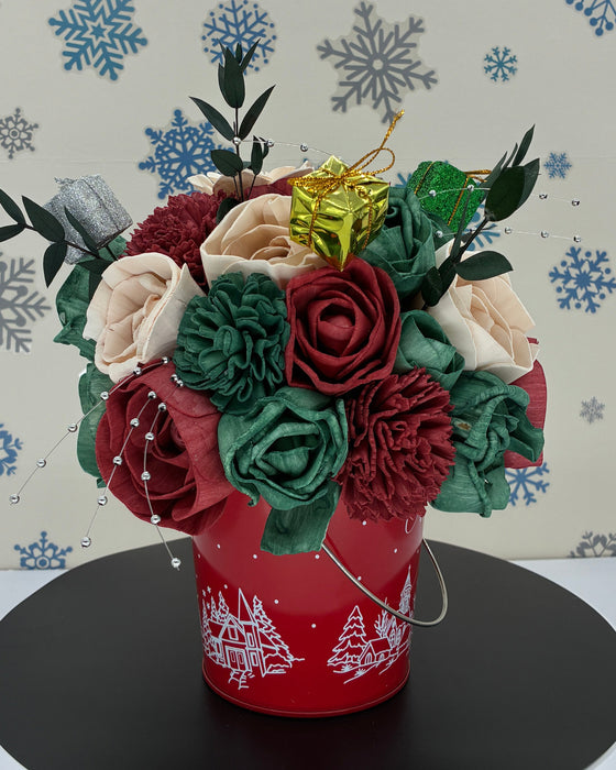 Merry Christmas Tin! - Holiday Decor