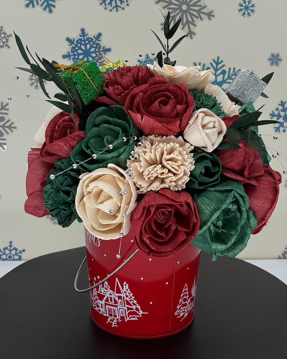 Merry Christmas Tin! - Holiday Decor