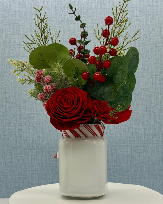 Christmas Berries and Roses! - Holiday Decor