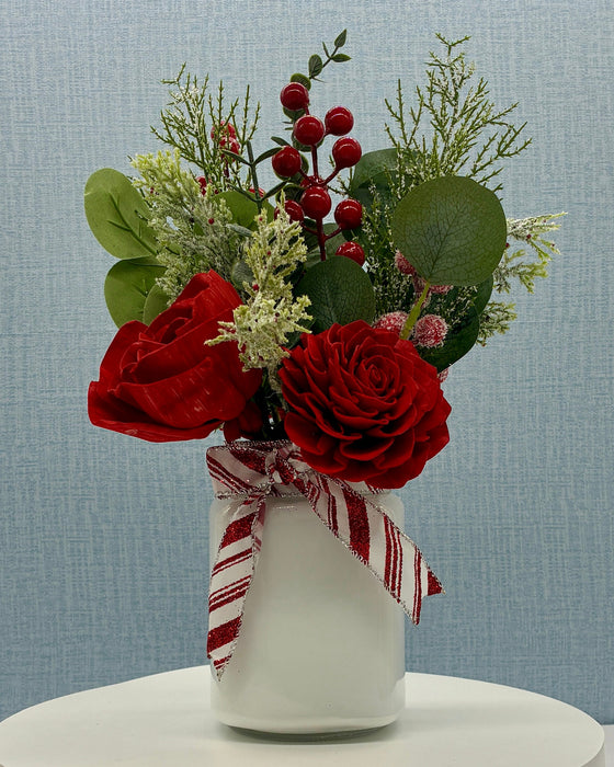 Christmas Berries and Roses! - Holiday Decor