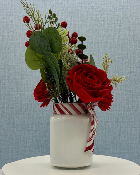 Christmas Berries and Roses! - Holiday Decor