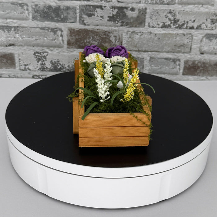 Mini Coffee Crate Garden - Bunny Feast - Desk Gardening