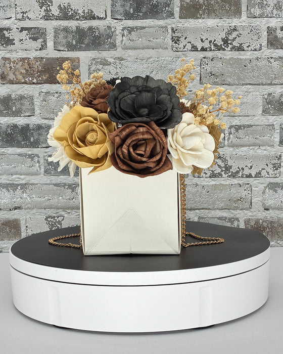 Mocha Mayhem - Cream Purse - Wedding