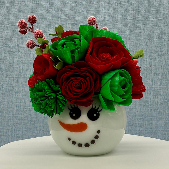 Batting Those Beautiful Eyes?! - Snowman - Holiday Decor