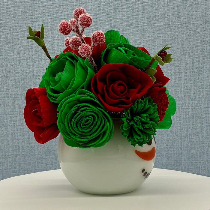 Batting Those Beautiful Eyes?! - Snowman - Holiday Decor