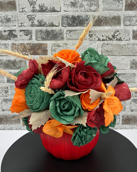 Red Pumpkin! - Fall Decor