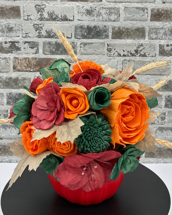 Red Pumpkin! - Fall Decor