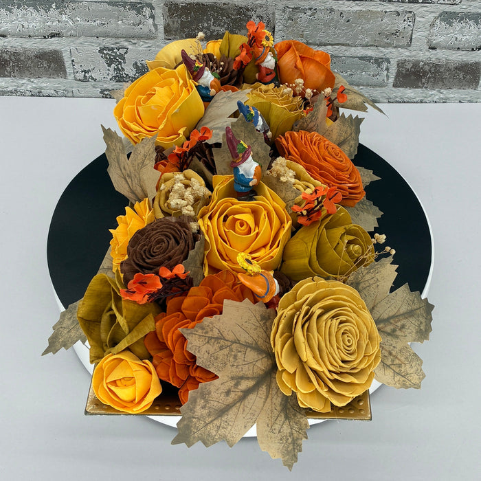 Gnome Happy Fall! - Table Centerpiece - Fall Decor