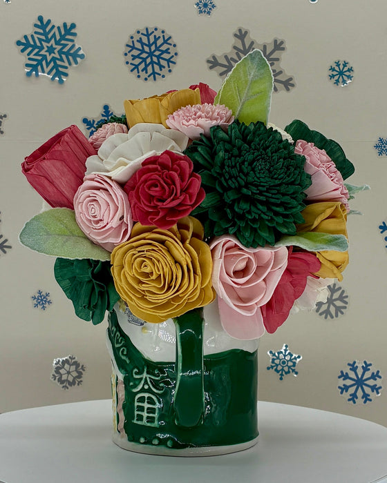 Green Gingerbread House! - Holiday Decor