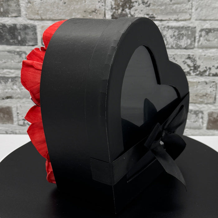 Merlot & Mystery - Premium 8" Heart Box - Anniversary