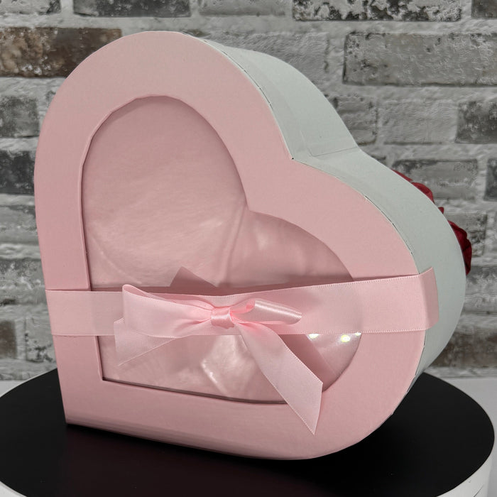 Cherry Kiss - Premium 9" Heart Box - Anniversary