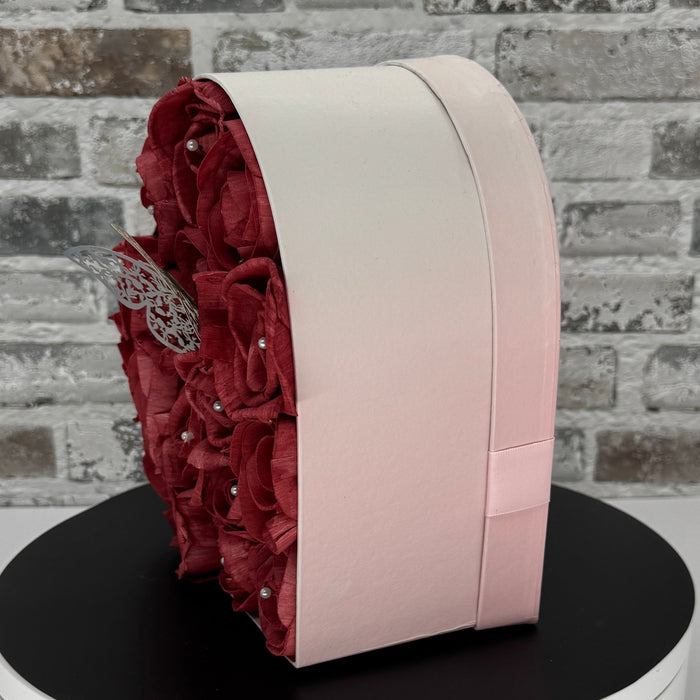 Cherry Kiss - Premium 9" Heart Box - Anniversary