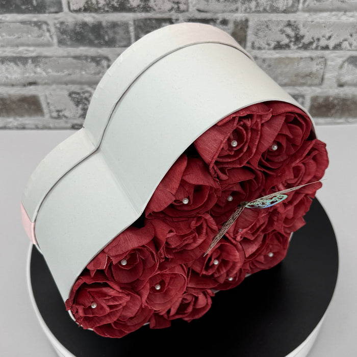 Cherry Kiss - Premium 9" Heart Box - Anniversary