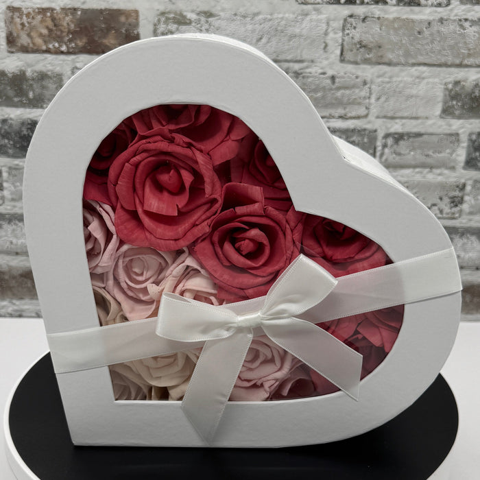 Love's Embrace - 10" Heart Box - Anniversary