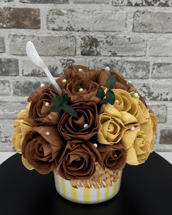 Caramel and Chocolate Ice Cream, Yum! - What Is It? Decor