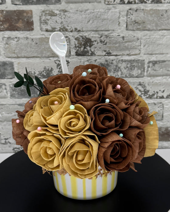 Caramel and Chocolate Ice Cream, Yum! - What Is It? Decor