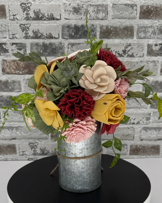 Vintage Tin Romance - Metal Tin - Wedding