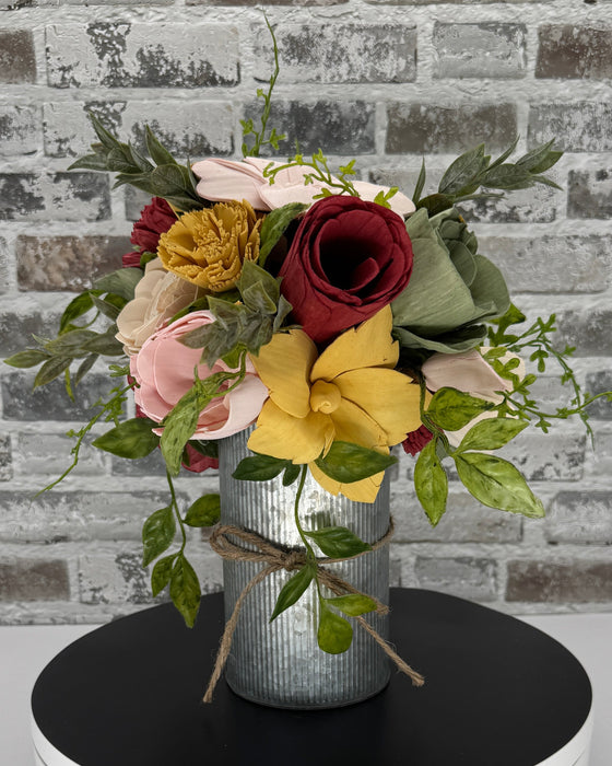 Vintage Tin Romance - Metal Tin - Wedding