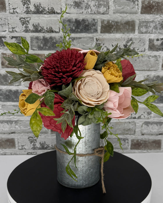 Vintage Tin Romance - Metal Tin - Wedding