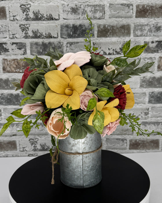 Vintage Tin Romance - Metal Tin - Wedding