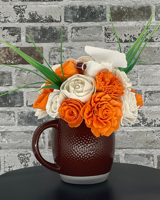 Football Time in Tennessee - Orange & White! - Fall Decor