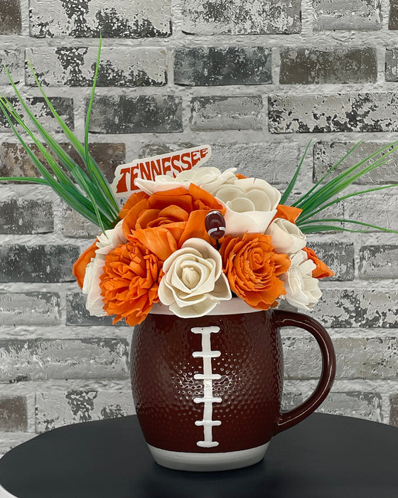 Football Time in Tennessee - Orange & White! - Fall Decor