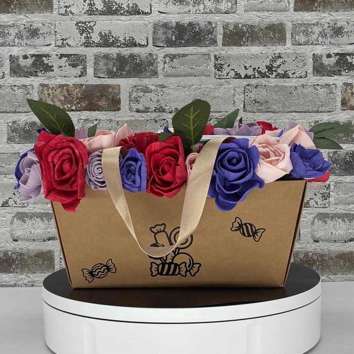 Dual Candy Dish - Purse Bouquet! - Desk Doodling