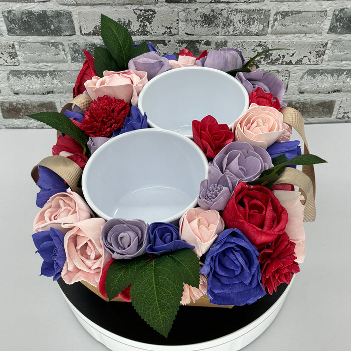 Dual Candy Dish - Purse Bouquet! - Desk Doodling