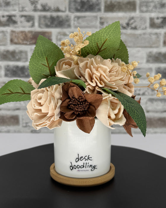 Rufus the Dog, In The Yard, Again! - Desk Doodling