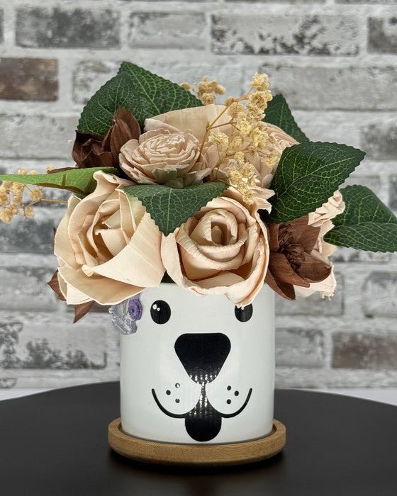 Rufus the Dog, In The Yard, Again! - Desk Doodling