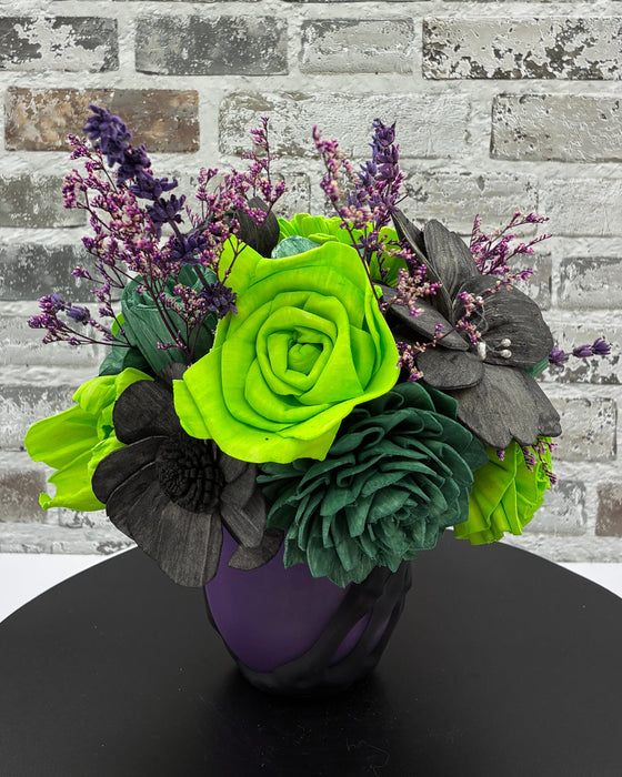 Skeleton Hand Purple Goblet! - Halloween Decor