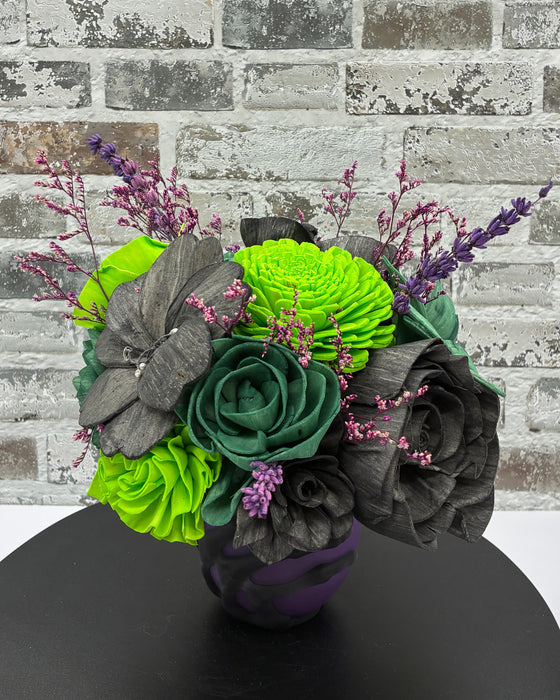 Skeleton Hand Purple Goblet! - Halloween Decor