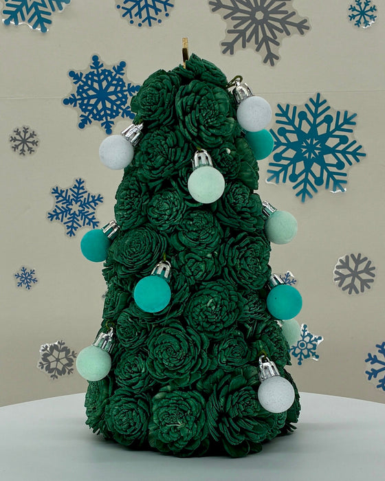 Christmas Tree, Blue and Mint! - (10") Holiday Decor