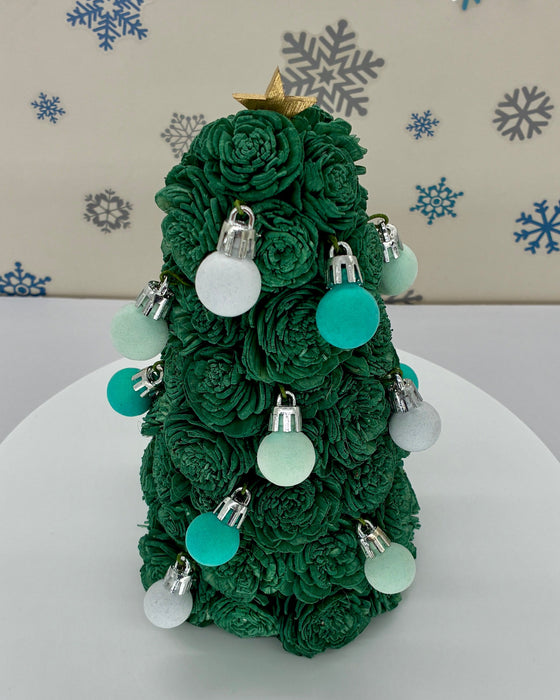 Christmas Tree, Blue and Mint! - (10") Holiday Decor
